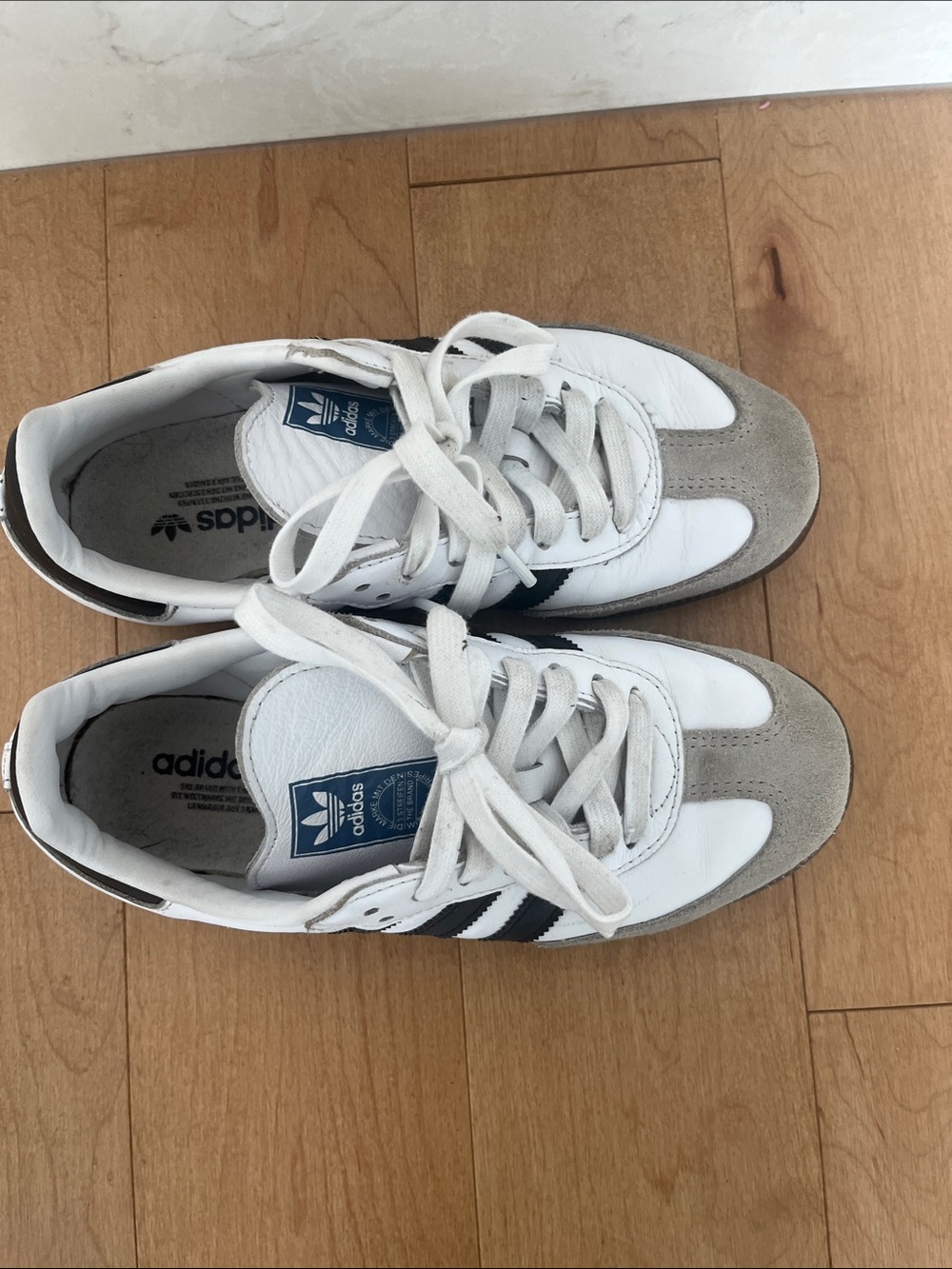 adidas Samba Sneakers in White, Black and Gray size 5US - Picture 6 of 6